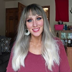 Blonde long wig